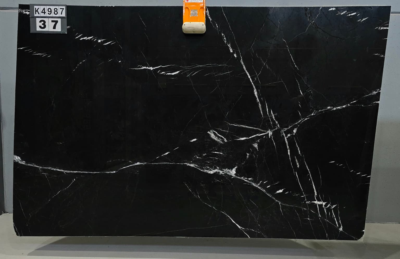 Alexander Black Polished marble slab
