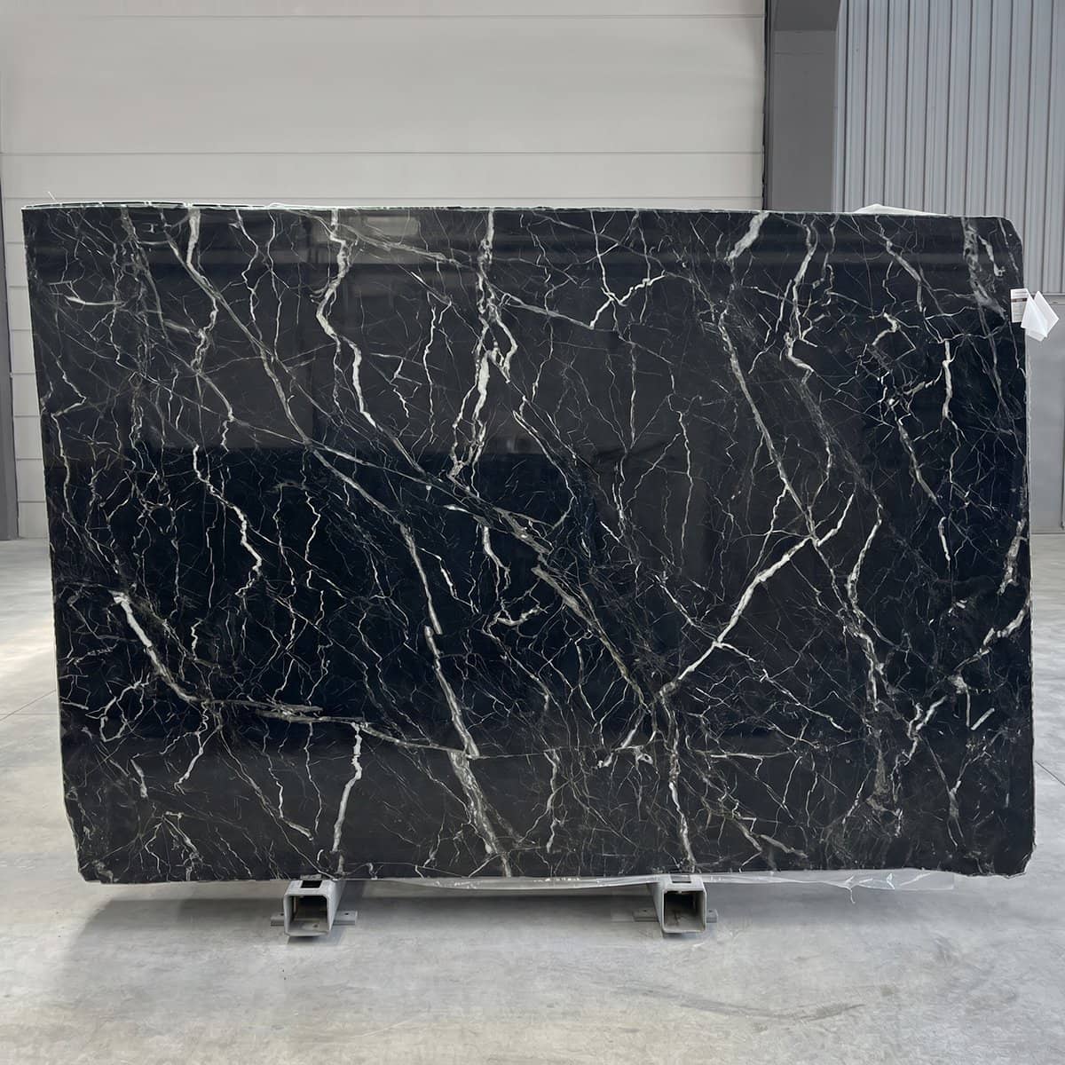 Verde Levanto polished marble slab