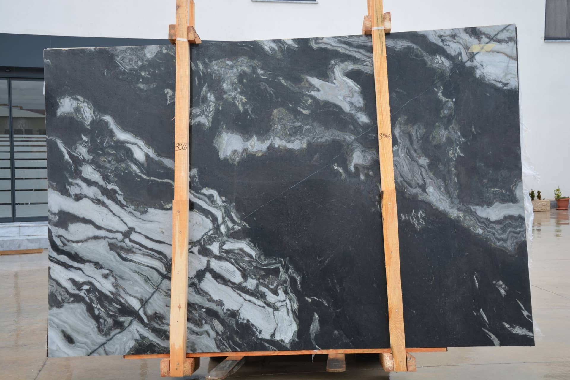 Ice Jade polished marble slab