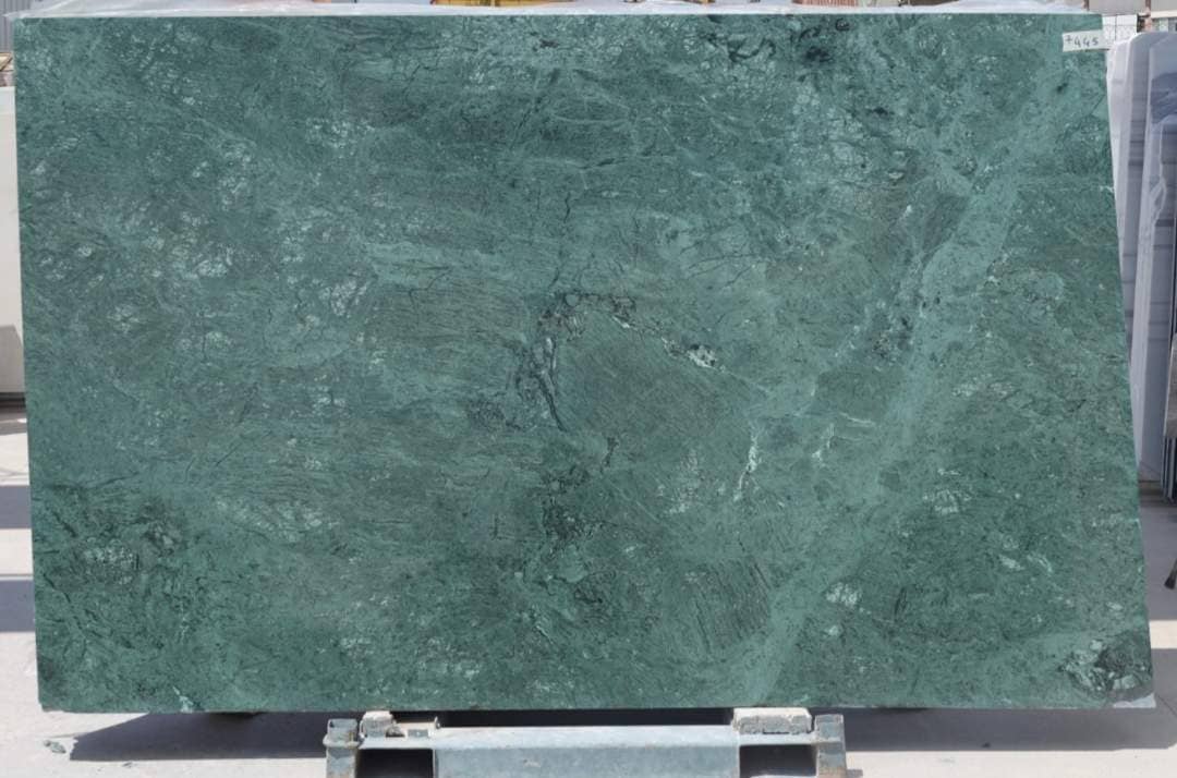 Verde Guatemala polished marble slab