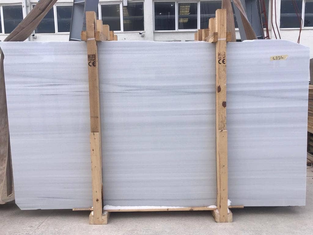 Marmara White Marble polished marble slab