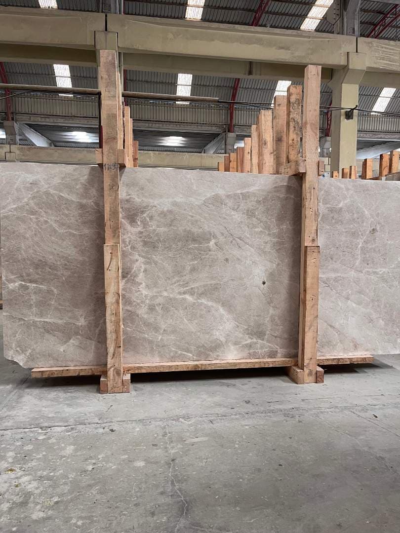 Silver Grey Polished marble slab