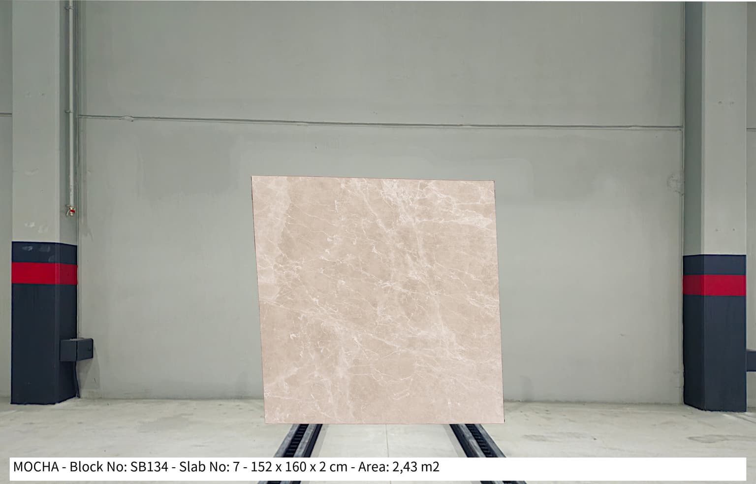 MOCHA Polished marble slab