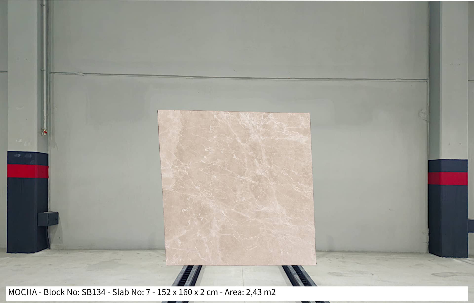 MOCHA Polished marble slab