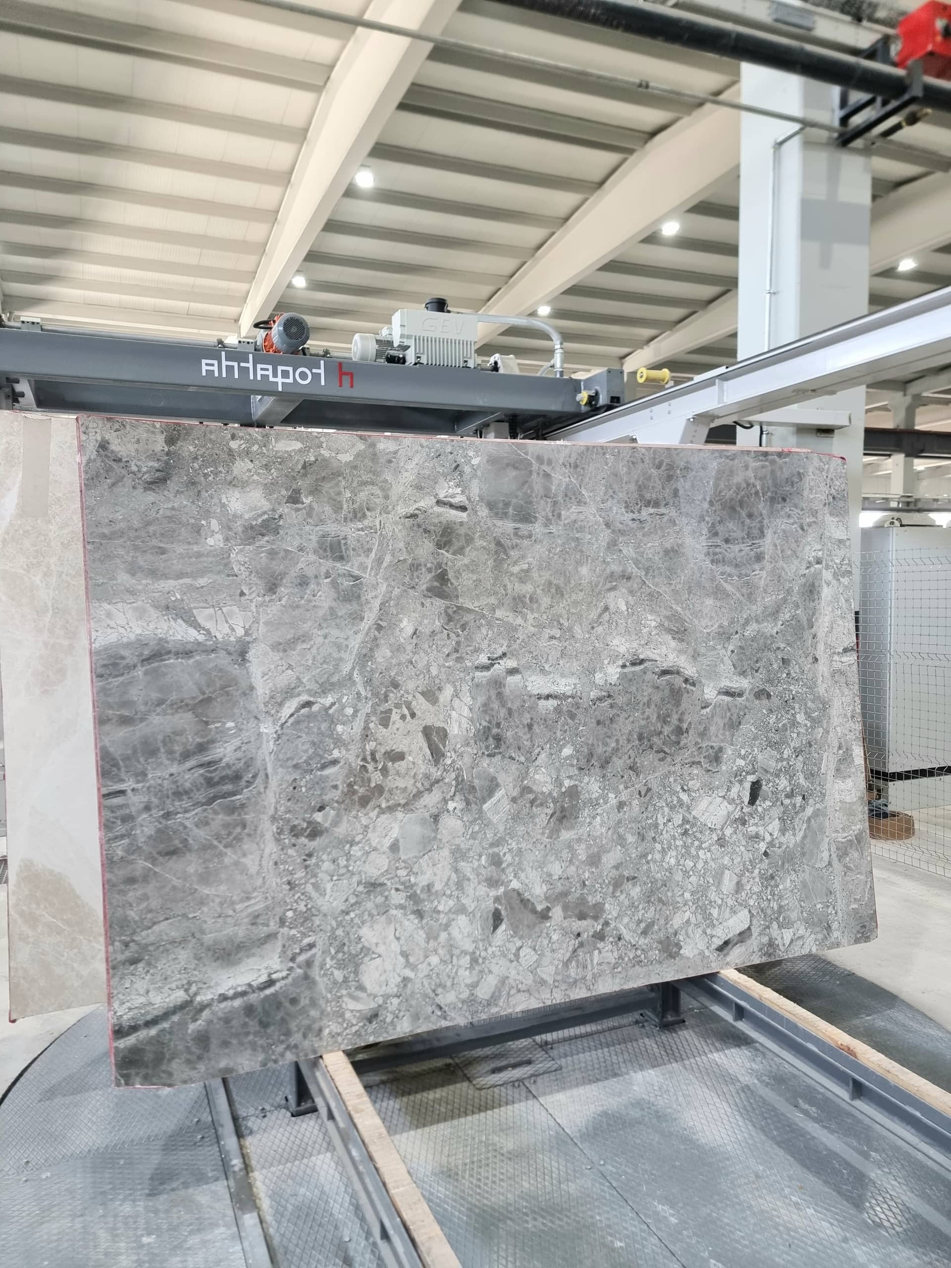 GALAXY GREY Polished marble slab in Grey