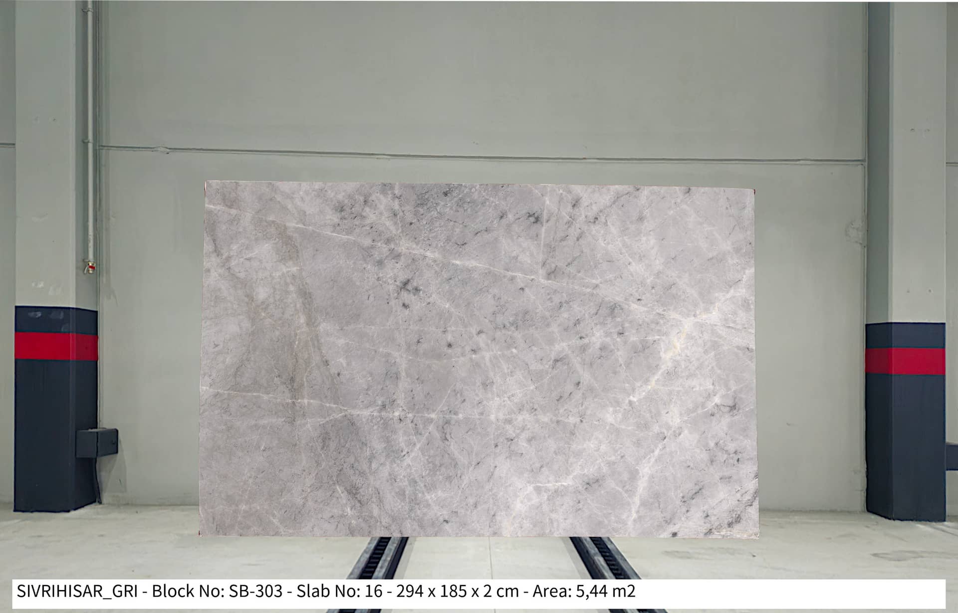 SİVRİHİSAR GRİ Polished marble slab