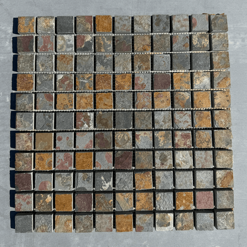 Mosaico de Ardósia Ferrugem - Photo 1