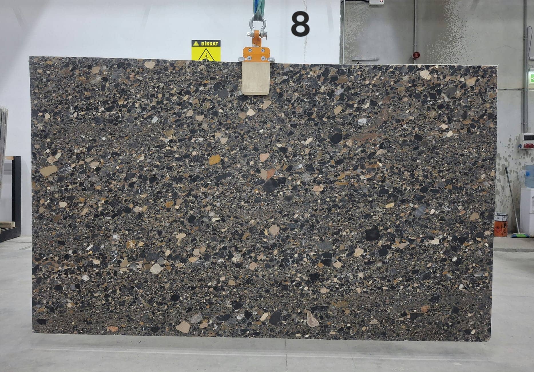 TERRAZO HONED A187 Honed marble slab