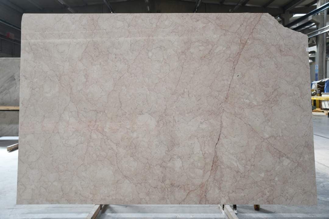Rosalia Pink Polished marble slab in Rose