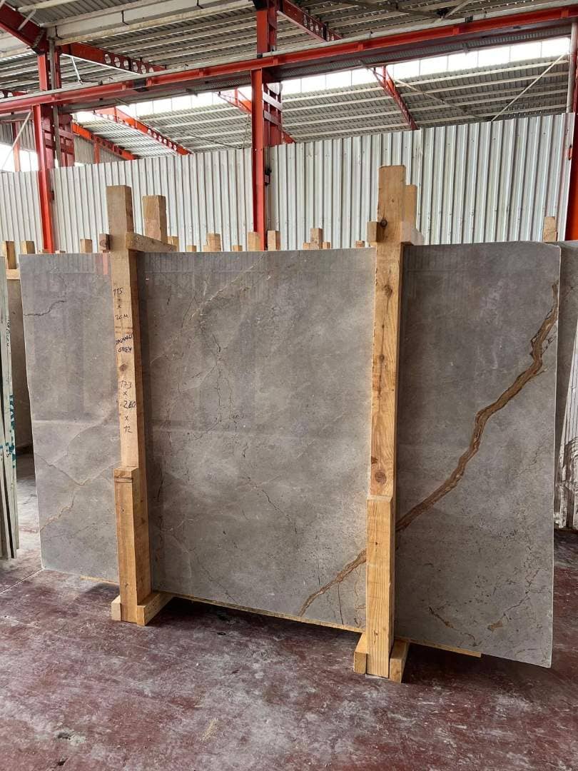 Volcane Grey - Basmakci Grey Polished marble slab