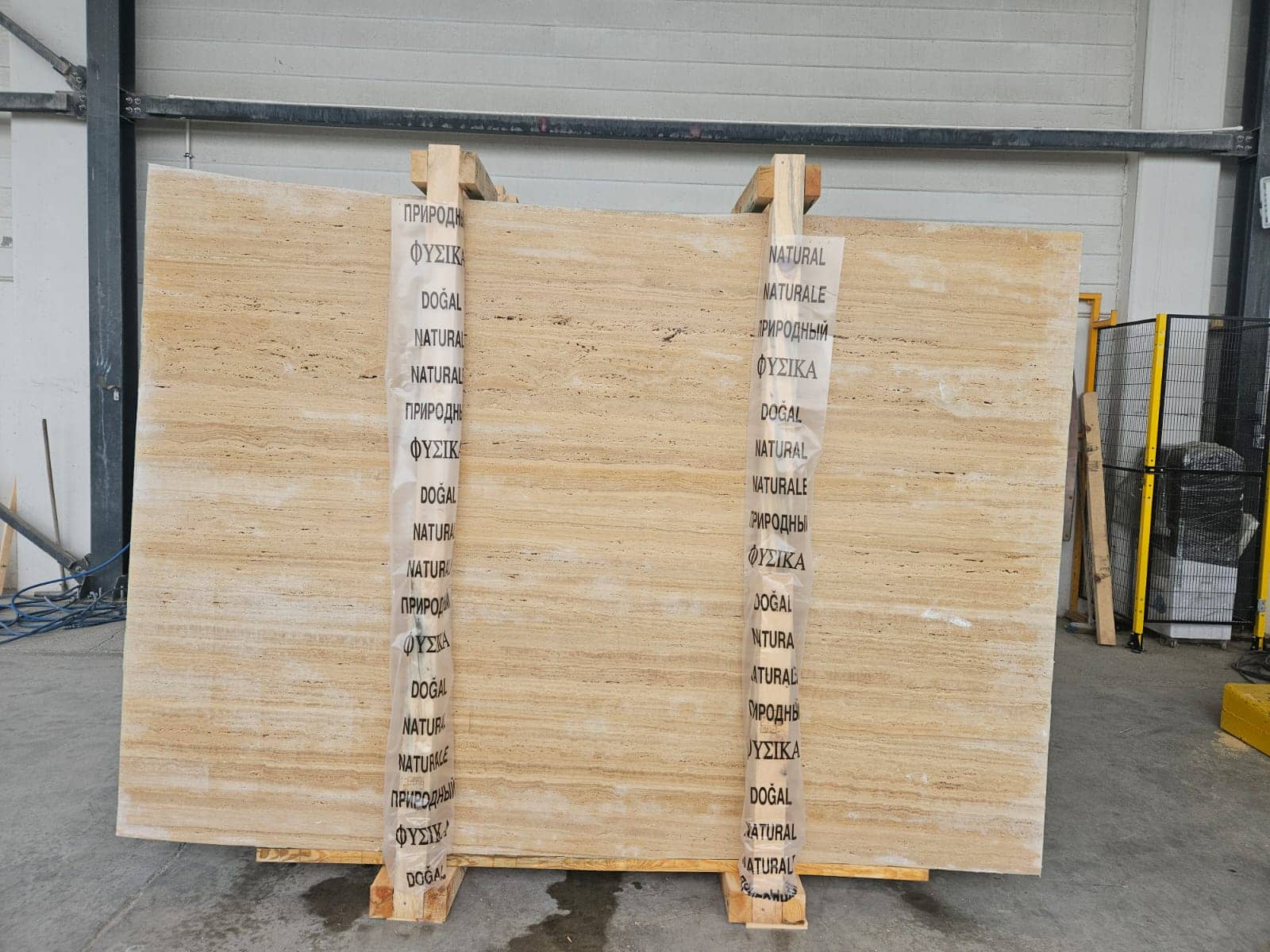 Strata Travertine Raw travertine slab