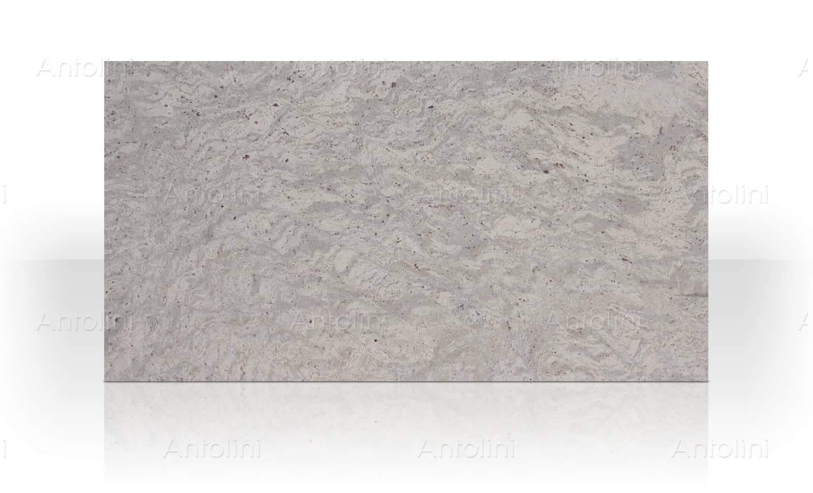 Andromeda White granite slab