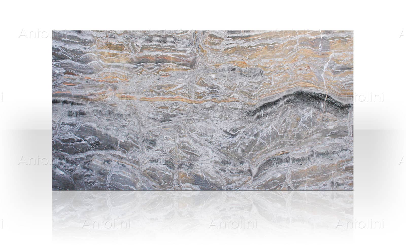 Arabescato Orobico Grigio marble slab