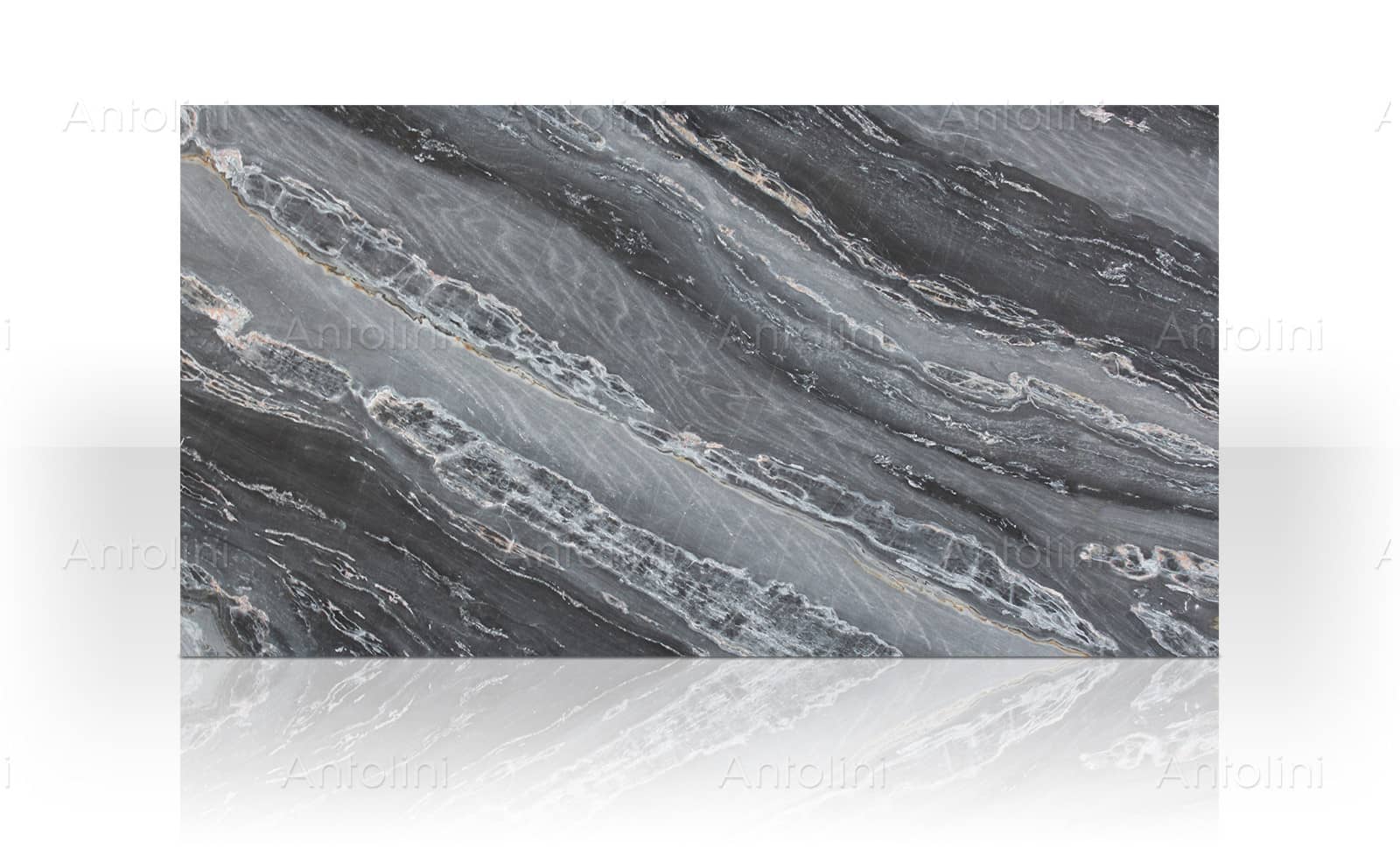 Austral Black marble slab