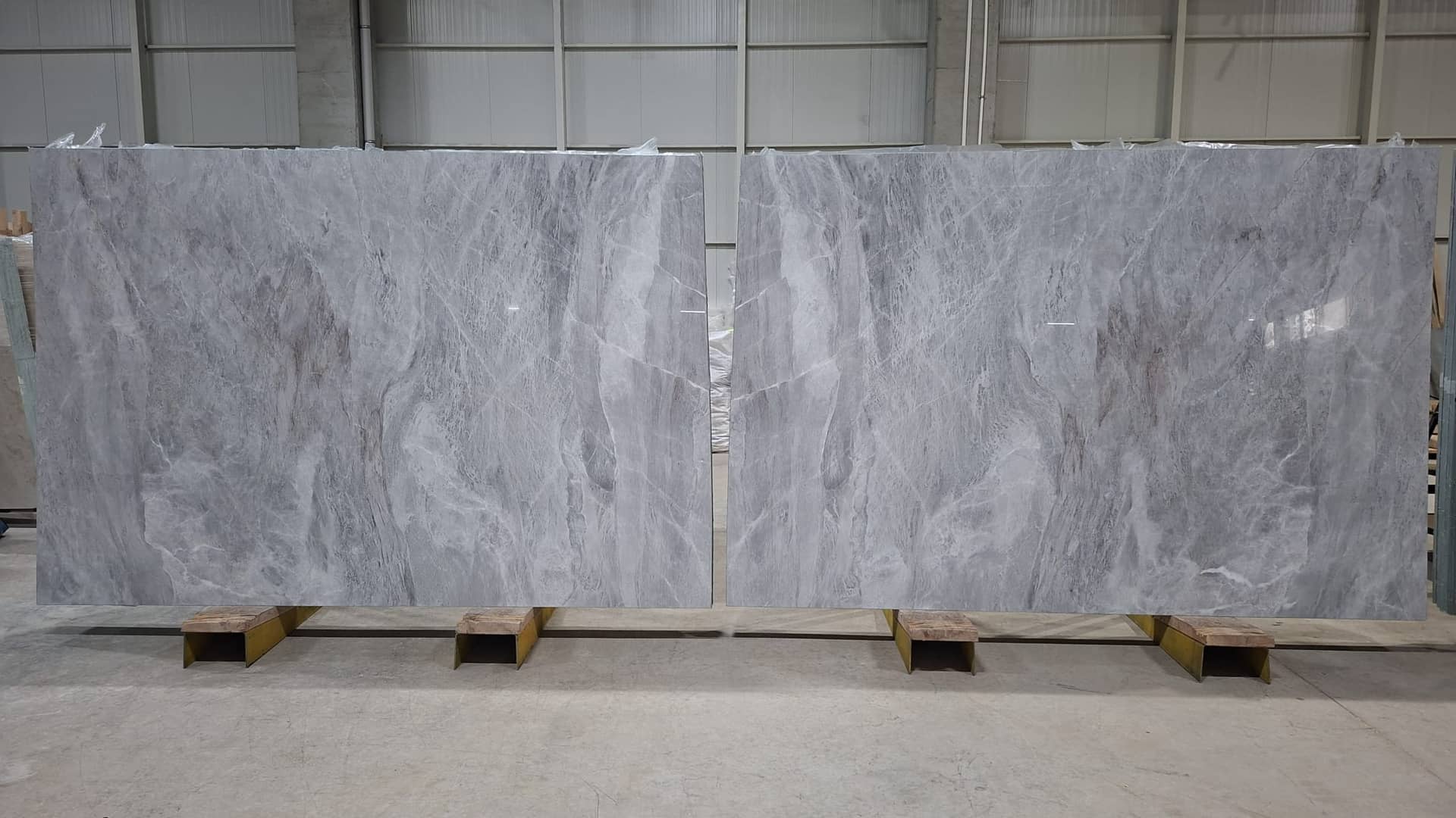Fendi Blue Polished marble slab