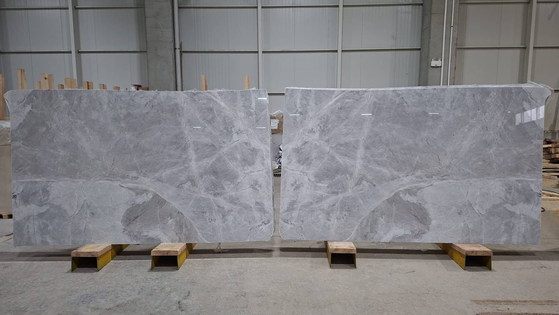 Fendi Blue Polished marble slab