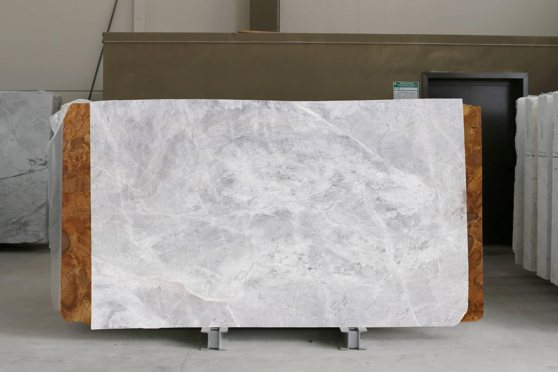 Fendi Blue Polished marble slab
