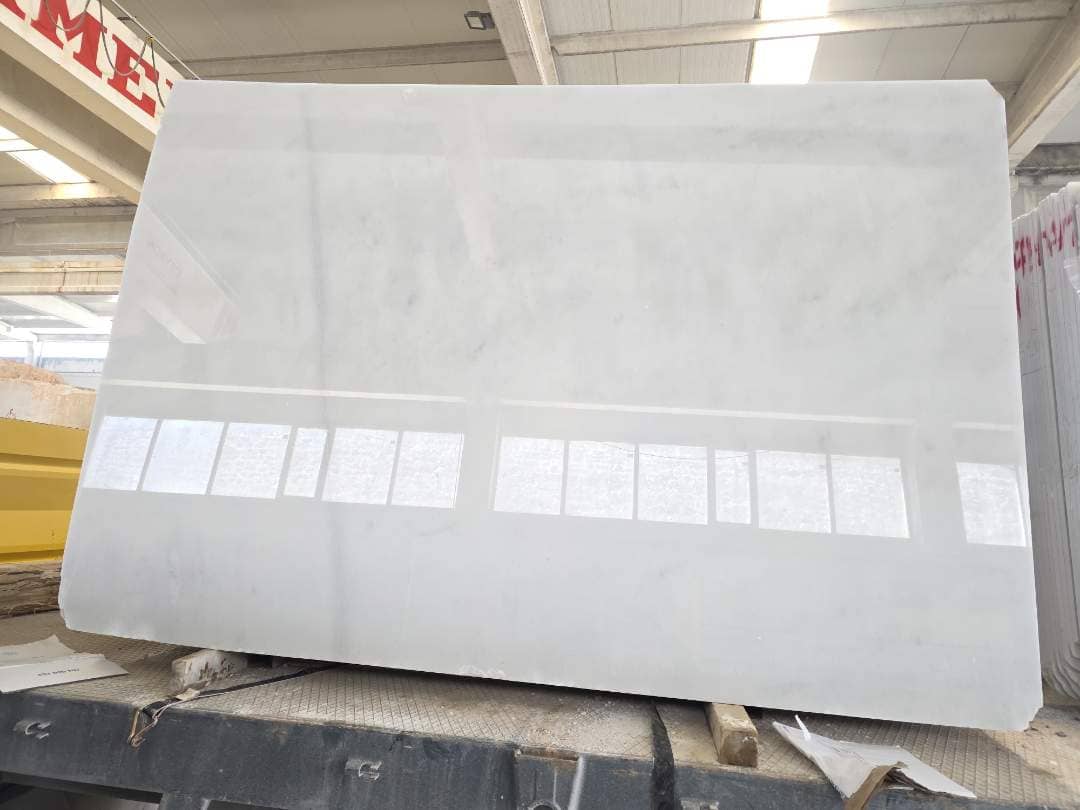 Kemalpasa White Polished marble slab
